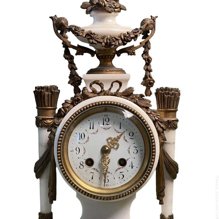 Каминные часы с канделябрами "Наполеон III"