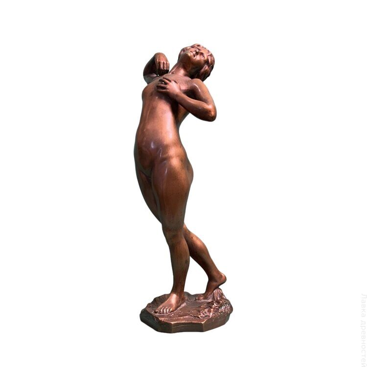 Бронзовая скульптура “Обнаженная девушка”