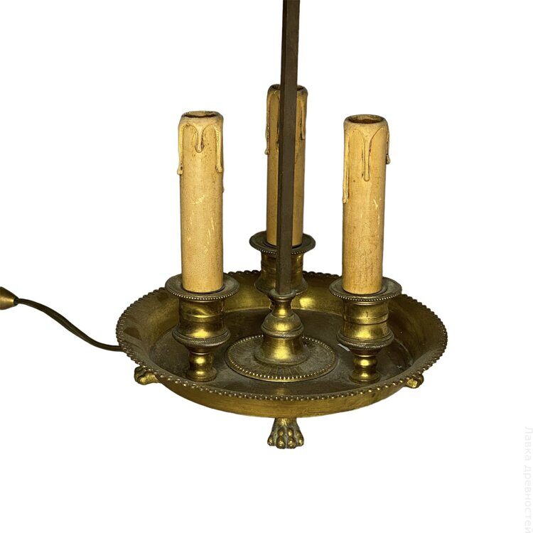 Настольная лампа с подвижным абажуром "Ампир"
