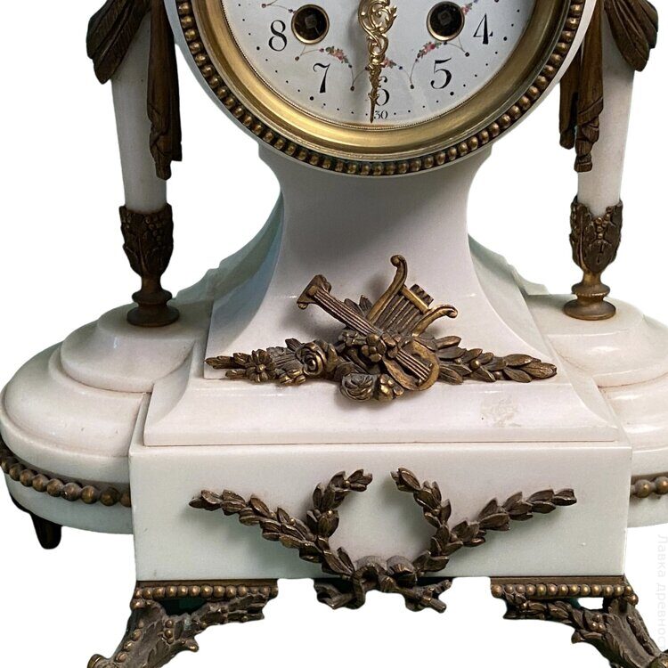 Каминные часы с канделябрами "Наполеон III"