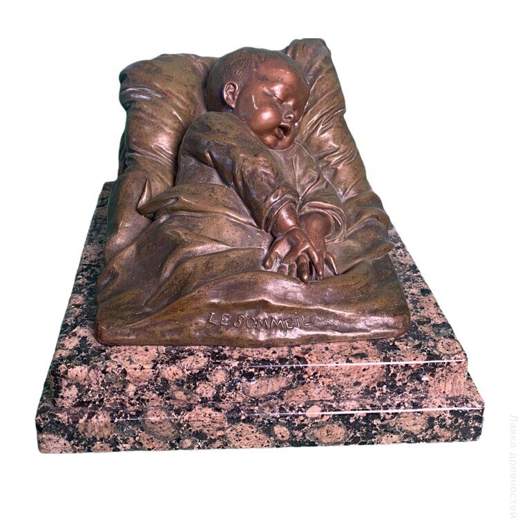 Бронзовая скульптура "Сон" ("sommeil")